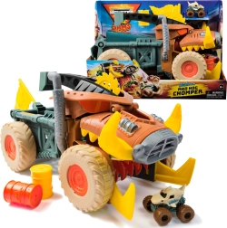 Monster Jam Mini Jams Megalodon Mad Hog Chomper комплект с голямо и малко камионче 1:87