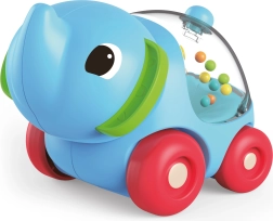 Дрънкалка слон на колелца 11 см