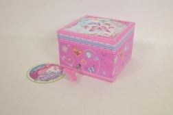 Pecoware Classic Musical Jewelry Box with Butterflies