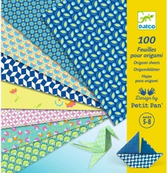 Origami Papers with Summer Patterns