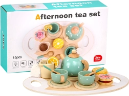 Дървен комплект за чай за деца