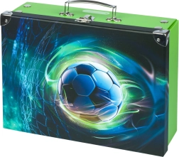 Сгъваемо училищно куфарче с футболна топка Baagl