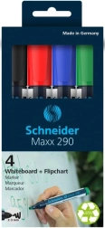 Schneider комплект маркери Maxx за бели дъски, 4 бр.