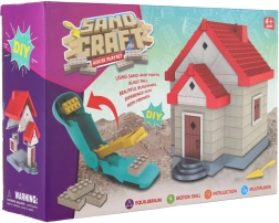 Конструктор къщичка от моделиращ пясък с аксесоари