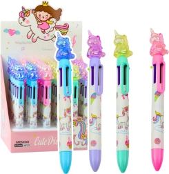 Multicolor Pen Unicorn 6 Colors 0.7mm