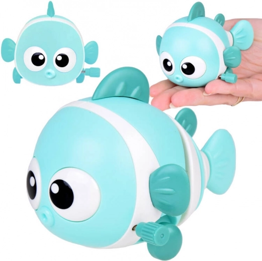Colorful Wind-Up Toy Clown Fish