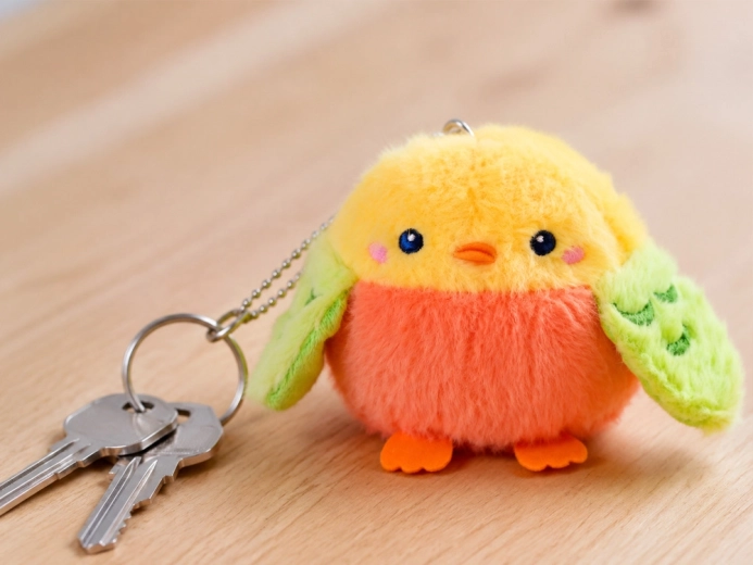Charm for a backpack, bag, and keys