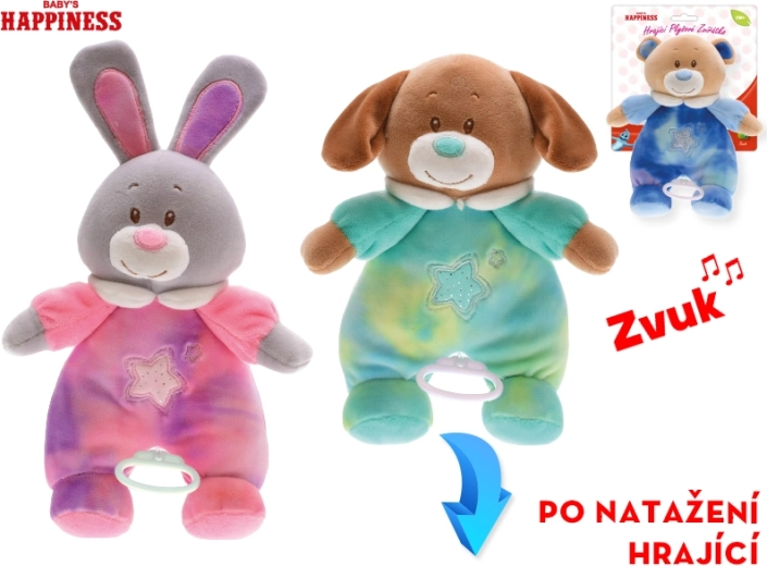 Baby Happiness Plush Animal with Melody 26 cm
