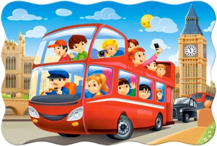 Castorland floor MAXI puzzle London bus 20 pieces