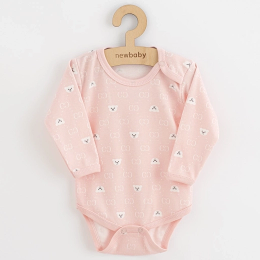 Детско боди New Baby Classic II мече бяло 74 (6–9 м)