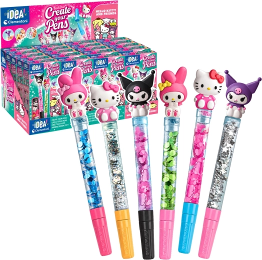 Творчески комплект мини фабрика за химикалки Hello Kitty и приятели