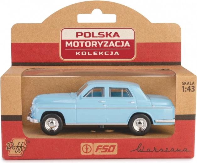 Car Model Warszawa 223 Blue