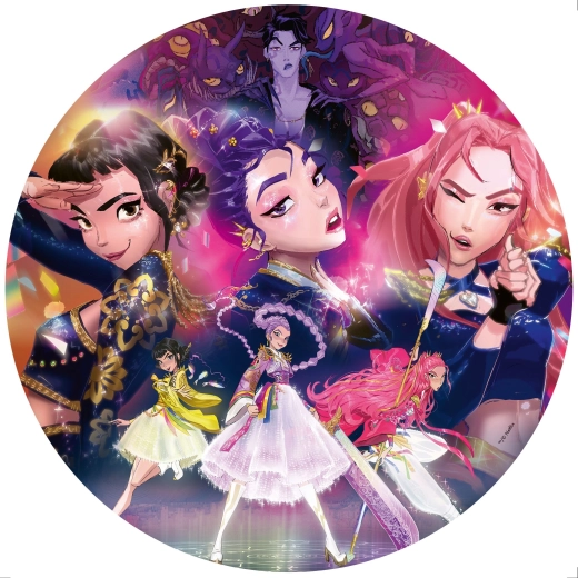 Ravensburger round puzzle K-pop: Demon Huntresses 500 pieces