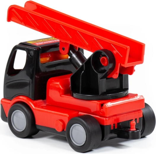 Movable, rotating ladder for realistic fun