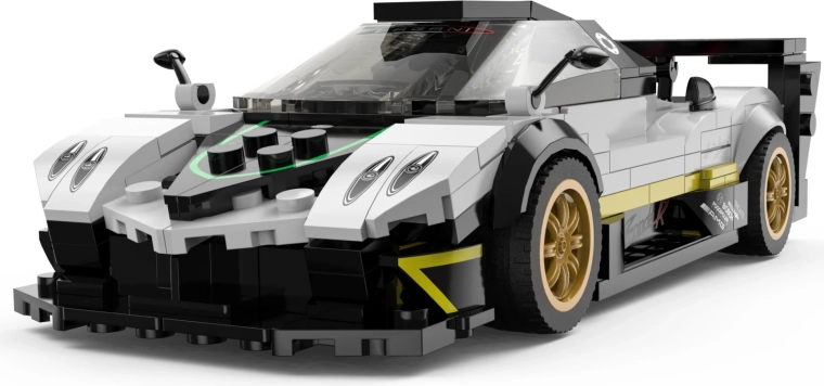 Building set with 387 pieces