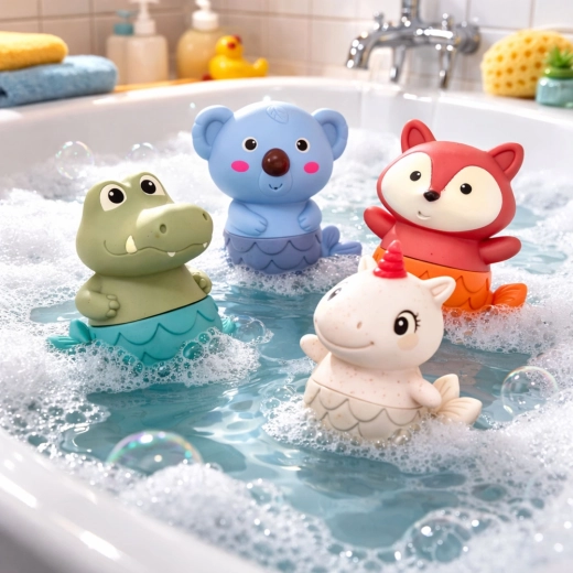 Floating fun for the bath