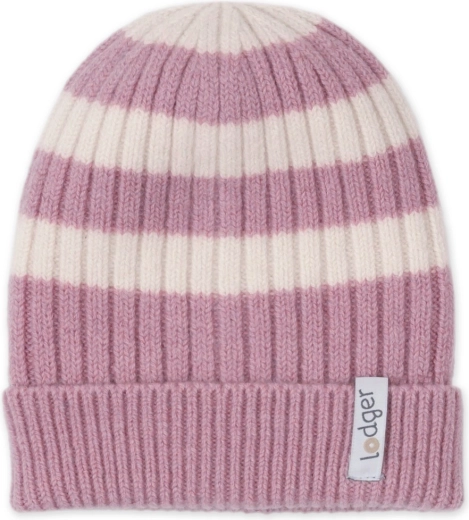 Lodger шапка Stripe Merino mauve 3–6 месеца