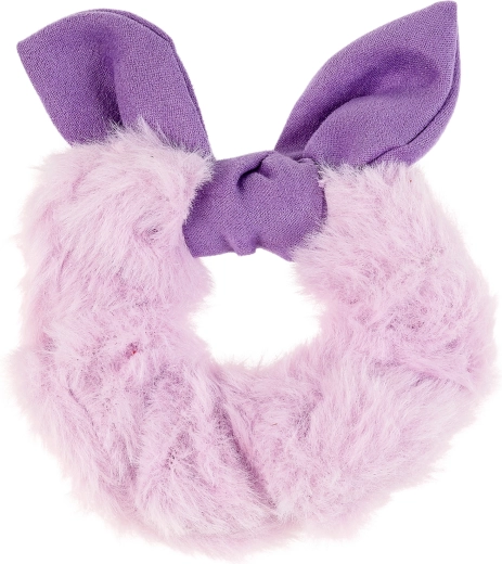 Souza! Vida purple plush hair tie