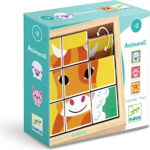 Rotating Farm Puzzle Djeco