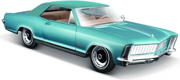 1965 Buick Riviera Model Blue 1/24