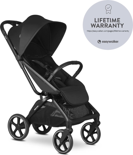 Easywalker спортна детска количка Rockey L – Pure Black