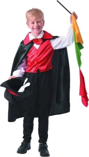 Kids’ carnival costume wizard 110–120 cm
