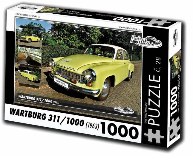 Puzzle RETRO-CARS Wartburg 311 (1963) 1000 pieces