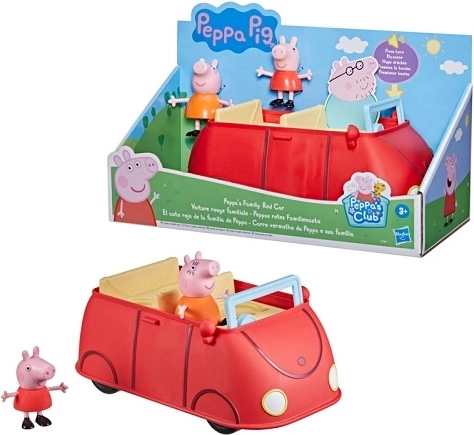 Peppa Pig family car with figures