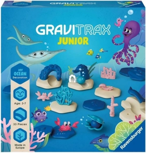 Ravensburger GraviTrax Junior Океан – разширителен комплект за писта за топчета