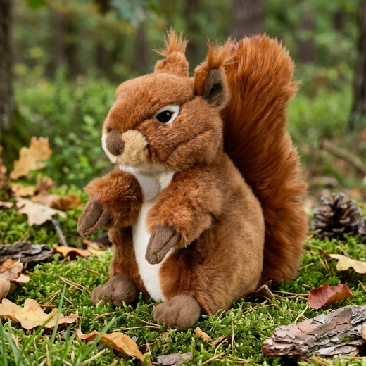 True-to-life squirrel appearance