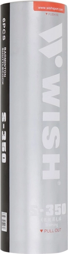 PVC перца за бадминтон WISH S-350, 6 бр.