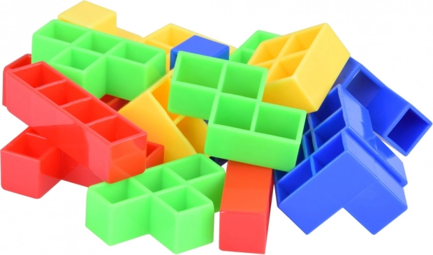 Colorful pieces for creative building