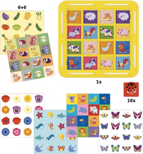 Fantamemo memory game with ladybugs
