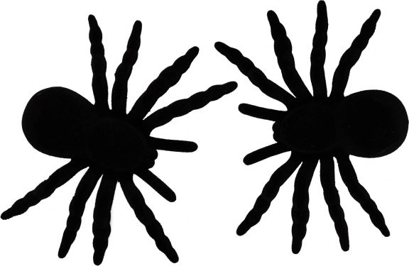 Decorative Spiders 11 cm – Set of 2
