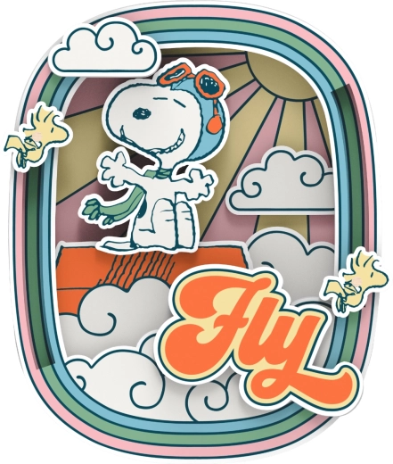Иконичен мотив FLY със SNOOPY