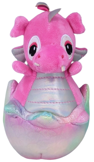 Plush dragon in an egg 20 cm