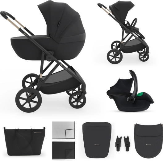 Kinderkraft Prime 3 combination stroller 3-in-1 Venezian black