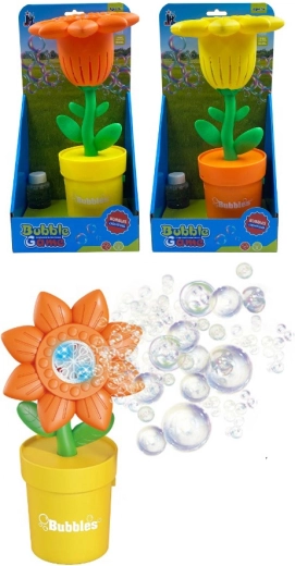 Automatic Sunflower Bubble Machine 29 cm (multiple variants)