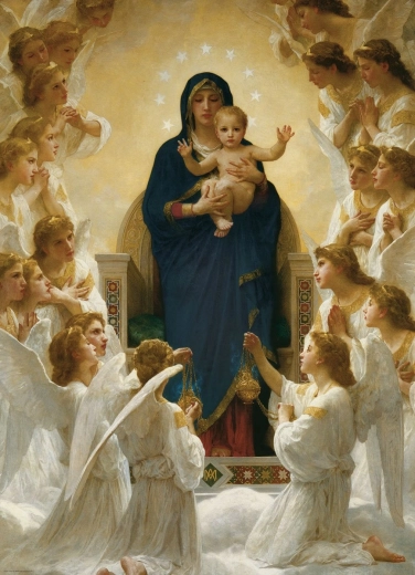 Puzzle Virgin Mary with Angels 1000 Pieces