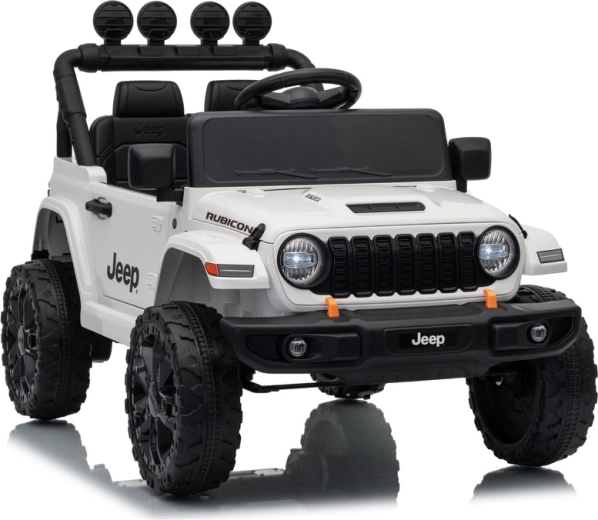 Детски електрически автомобил Jeep Rubicon 24 V, бял