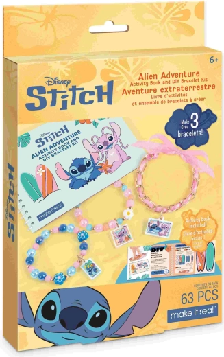Активна тетрадка и комплект за изработка на гривни Disney Stitch