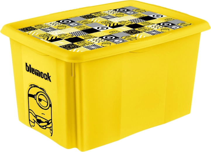 Minions storage box with lid 45 L