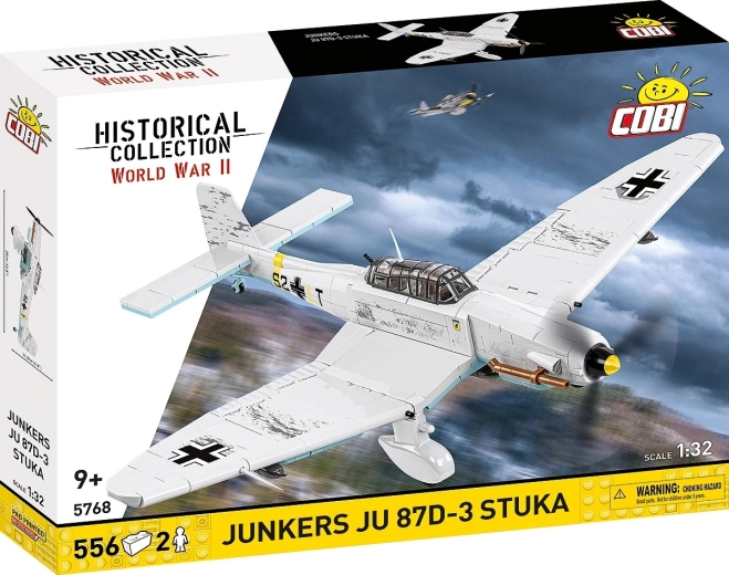Конструктор на самолет Junkers Ju 87 D-3 Stuka – 556 части