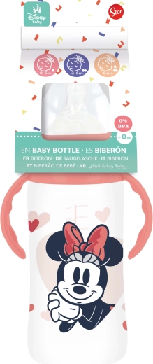 Baby bottle with handles Minnie 360 ml