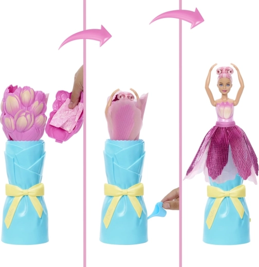 Three-step doll reveal