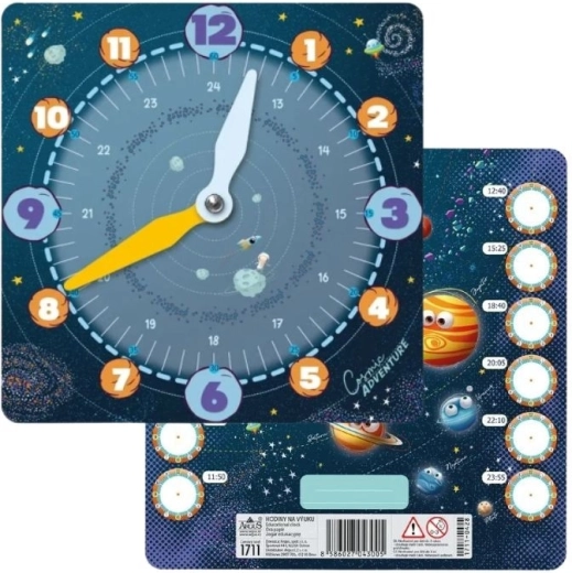 Хартиен учебен часовник Cosmic Adventure