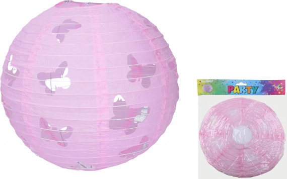 Lantern Sphere 30 cm with Butterfly Design