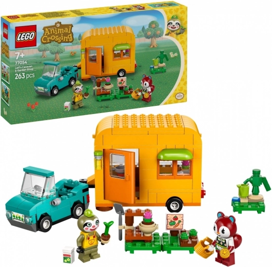 LEGO® Animal Crossing™ 77054 Лийф, каравана и градинарски щанд