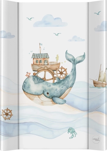 Ceba Baby changing mat with rigid board 50 × 70 cm Ocean Adventure