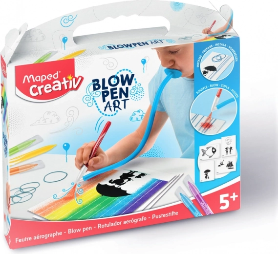 Maped комплект духащи флумастери Blowpen String'Art